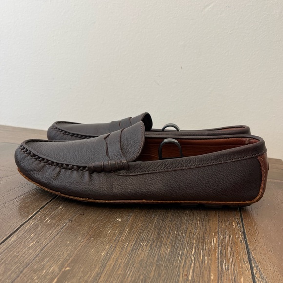 Allen Edmonds Winthrop Brown Leather Loafers Driving Shoes Mens size 9.5 E - Picture 5 of 8